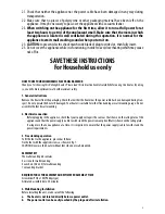 Preview for 5 page of DeLonghi HMP1500 Important Instructions Manual