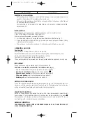 Preview for 3 page of DeLonghi HVE 3332 Instruction Manual