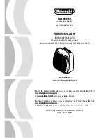 Preview for 1 page of DeLonghi HVY1030 Instructions For Use Manual