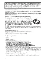 Preview for 4 page of DeLonghi HWB5050T Instruction Manual