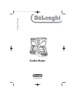 DeLonghi ICM2 Instructions Manual preview