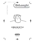 DeLonghi KBC 3010 Instructions Manual preview