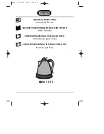 Preview for 1 page of DeLonghi KBM 1511 Instructions For Use Manual