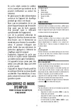 Preview for 6 page of DeLonghi KH39015CMCA Instructions For Use Manual