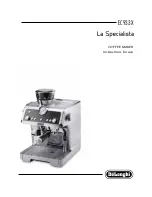 Preview for 1 page of DeLonghi La Specialista EC933 Series Instructions For Use Manual