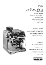 Предварительный просмотр 2 страницы DeLonghi La Specialista Maestro EC96XY Instructions For Use Manual