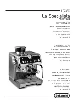 Preview for 2 page of DeLonghi La Specialista Prestigio EC935X Instructions For Use Manual