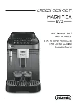 Preview for 1 page of DeLonghi MAGNIFICA EVO ECAM29X.2Y Instructions For Use Manual