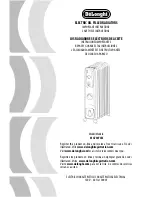 DeLonghi MG7307CM Important Instructions preview