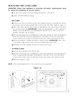 Preview for 29 page of DeLonghi MULTIFUNCTION BUILT-IN OVEN Installation And Service Instructions Use And Care Instructions