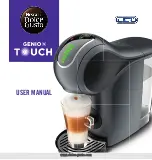 DeLonghi Nescafe Dolce Gusto Genio S Touch User Manual preview