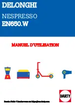 DeLonghi Nespresso Gran Lattissima EN650 User Manual preview