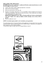 Preview for 43 page of DeLonghi NSM 11 NL Installation And Service Instructions Manual