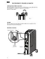 Preview for 6 page of DeLonghi OIL FILLED RADIATORS Instructions Manual