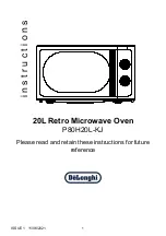 DeLonghi P80H20L-KJ Instructions Manual предпросмотр