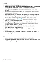 Preview for 8 page of DeLonghi P80H20L-KJ Instructions Manual