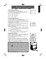 Preview for 8 page of DeLonghi PAC 166 Instruction Manual