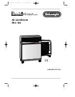 Preview for 1 page of DeLonghi PAC 180 Instructions For Use Manual