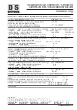 Preview for 1 page of DeLonghi PAC 29 ECO Technical Data Manual