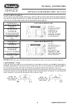 Preview for 4 page of DeLonghi PAC 29 ECO Technical Data Manual