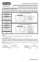 Preview for 8 page of DeLonghi PAC 29 ECO Technical Data Manual