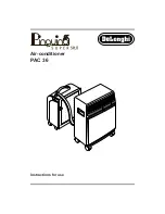 DeLonghi PAC 36 Instructions For Use Manual preview