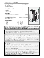 Preview for 19 page of DeLonghi PAC W130E Instructions For Use Manual