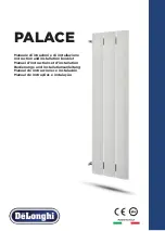 DeLonghi PALACE 1800/2 Instruction And Installation Booklet preview