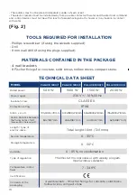 Preview for 20 page of DeLonghi PALACE Instruction And Installation Booklet