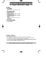 Preview for 6 page of DeLonghi Pinguino FX160ECO Instruction Manual