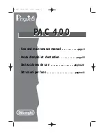 Preview for 1 page of DeLonghi Pinguino PAC 400 User Manual