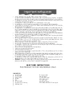 Preview for 4 page of DeLonghi Pinguino PAC C120 User Manual