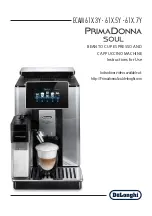 Preview for 1 page of DeLonghi PrimaDonna Soul ECAM61X.3Y Instructions For Use Manual