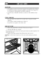 Preview for 11 page of DeLonghi PYROLYTIC OVENS Installation And Use Manual