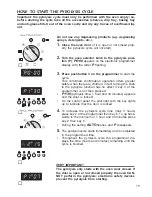 Preview for 19 page of DeLonghi PYROLYTIC OVENS Installation And Use Manual