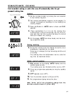 Preview for 33 page of DeLonghi PYROLYTIC OVENS Installation And Use Manual