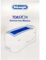 DeLonghi TC100 Instruction Manual preview