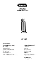 Preview for 1 page of DeLonghi TCH7092ER Instructions