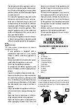 Предварительный просмотр 5 страницы DeLonghi TRD40615E-6A Instructions For Use Manual