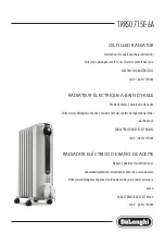 Preview for 1 page of DeLonghi TRRS0715E Instructions For Use Manual