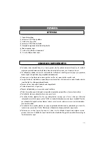 Предварительный просмотр 19 страницы DeLonghi VVX 100 Operating Instructions Manual