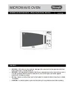 DèLonghi 400/7456 Installation & User'S Instructions preview