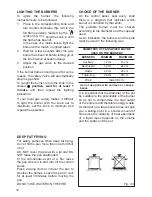 Предварительный просмотр 12 страницы DèLonghi D3VR 908-DF User & Installation Instructions Manual