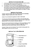 Предварительный просмотр 4 страницы DèLonghi DC121 Instructions For Use Manual