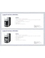 Preview for 6 page of DèLonghi DCF6212TTC Brochure & Specs