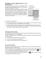 Предварительный просмотр 27 страницы DèLonghi DEF909IND Nstallation And Service Instructions