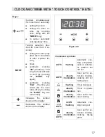 Предварительный просмотр 37 страницы DèLonghi DEF909IND Nstallation And Service Instructions