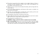 Preview for 5 page of DèLonghi DTC 90 DF User Operating Instructions Manual