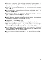 Preview for 5 page of DèLonghi DTC 95 E User Operating Instructions Manual