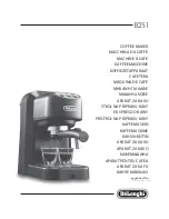 Предварительный просмотр 2 страницы DèLonghi EC251 Instruction Manual